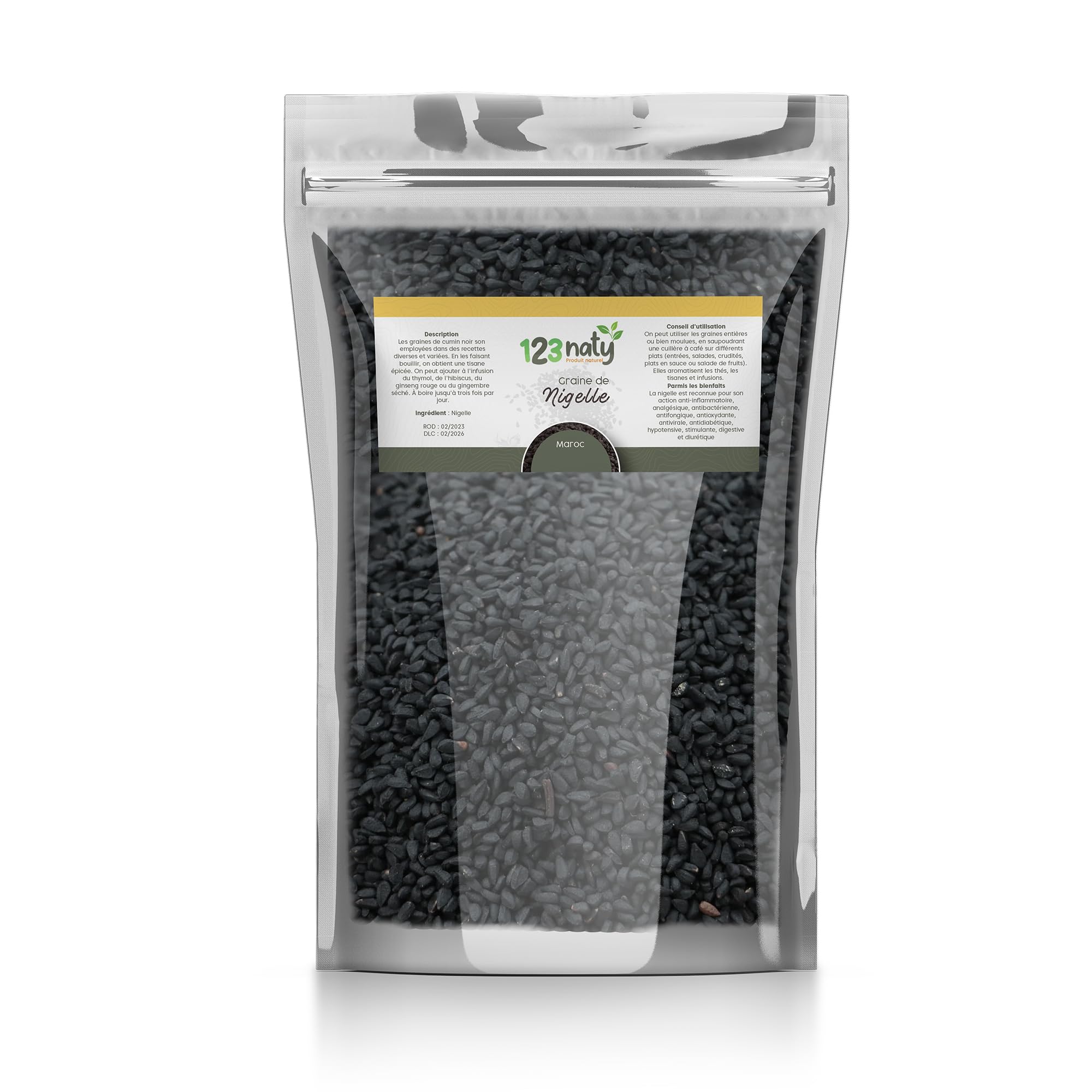 1kg Graines de Nigelle – Cumin Noir – Naturel