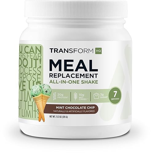 TransformHQ Meal Replacement Shake Powder 7 Servings (Mint Chocolate Chip)