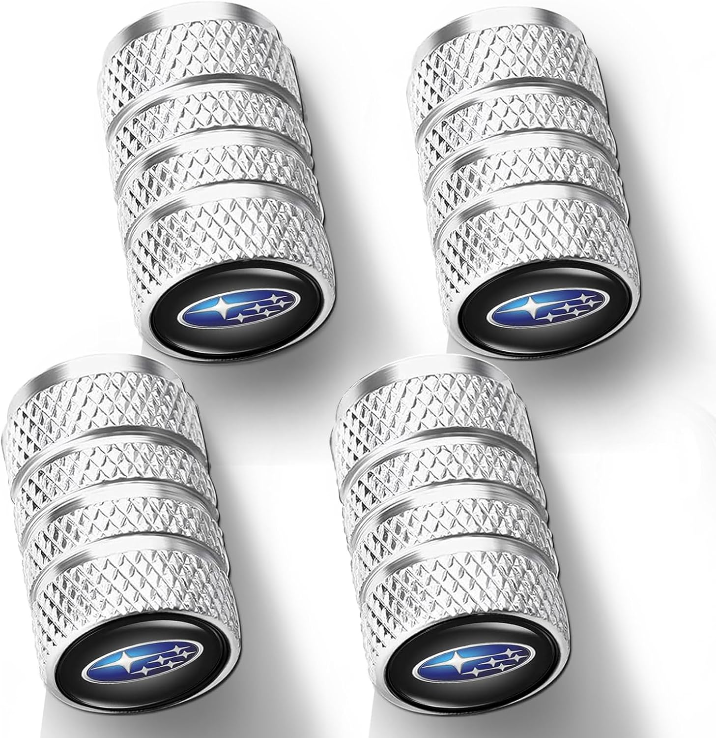 4pcs Tire Valve Stem Caps for Mercedes Benz A C E S Class Series GLK CLA GLA GLC GLE CLS SLK, Car Decorative Accessories, Aluminum Alloy Valve Stem Caps-BC