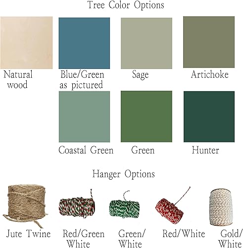 Miniatura 5 de Adorno de árbol de Navidad familiar anual personalizado, regalo personalizado, decoración navideña colgante