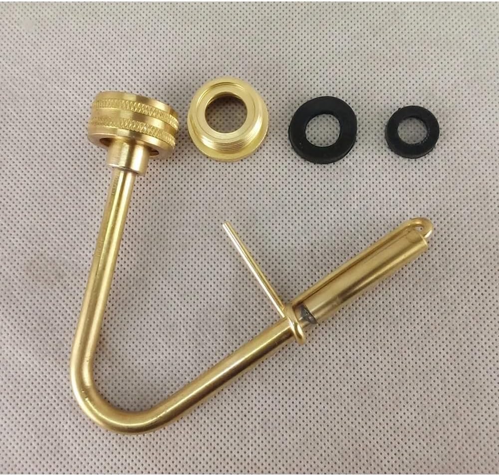 Brass Jet Bottle & Carboy Washer – Automatic Cleaning for Homebrew Beer, Fits Sink Faucet with Adapter Rubber Seal