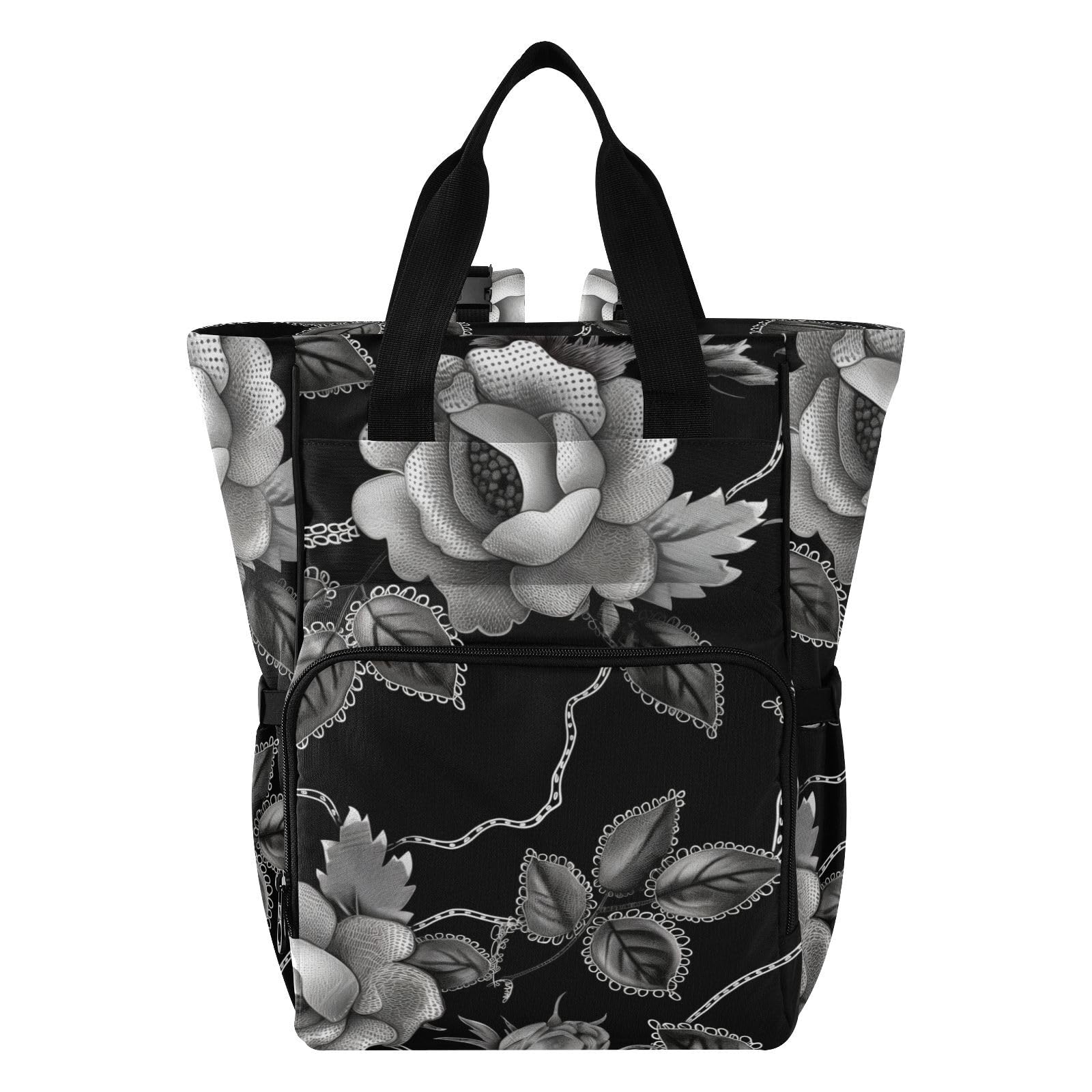 Borse Per Mamma Rose Nere Vintage Estetica