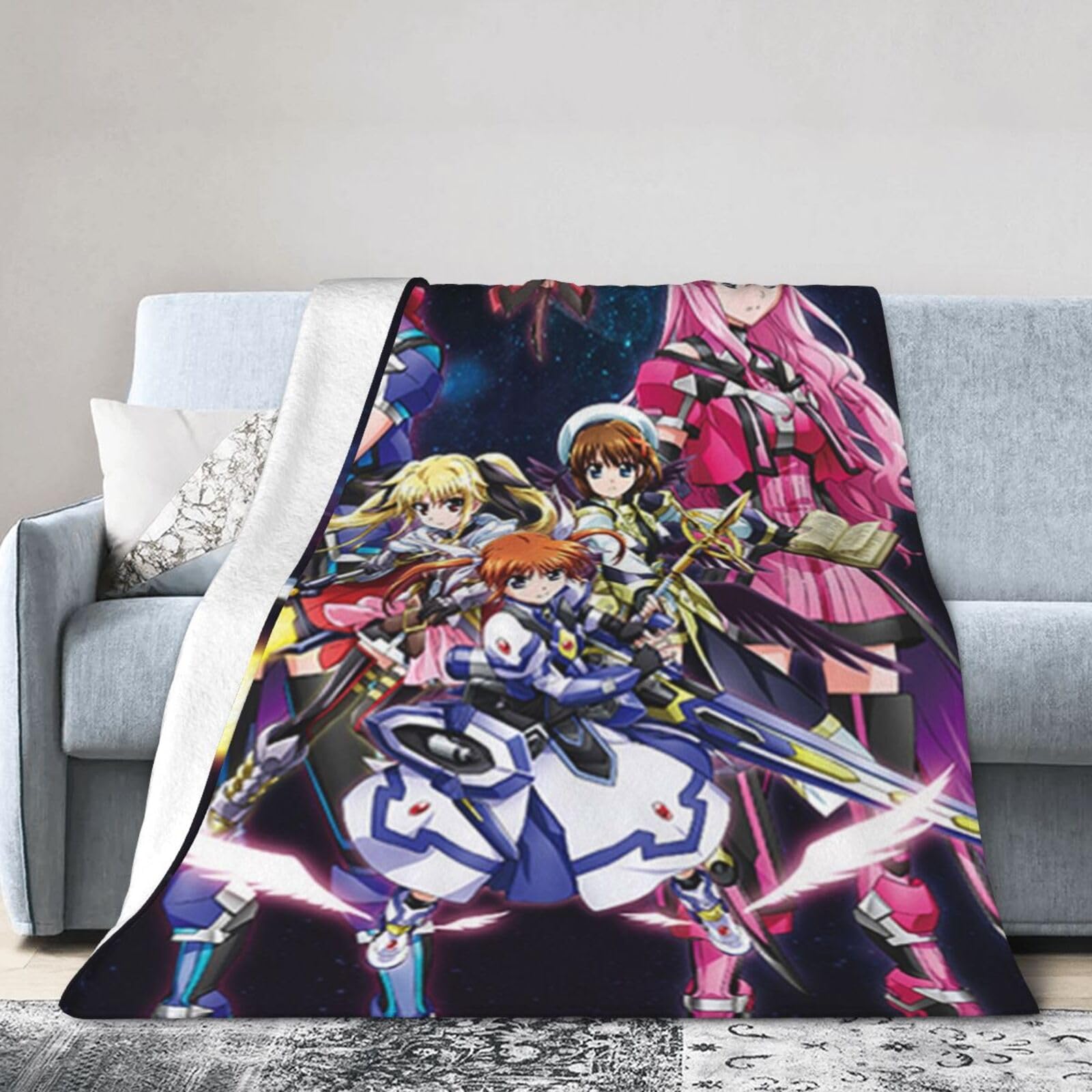 Amazon｜魔法少女リリカルなのは (1) フランネル毛布 シングル