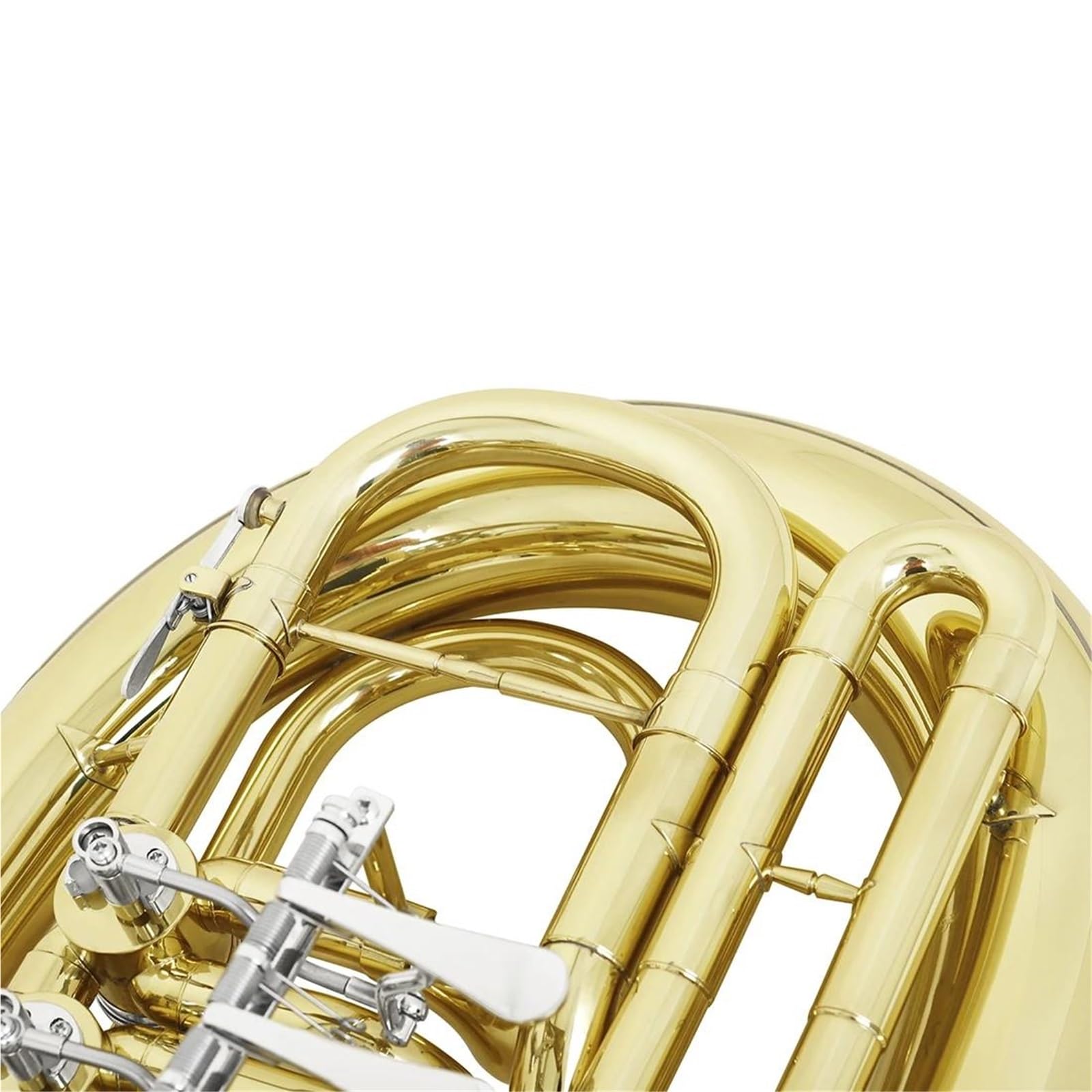 Euphonium Euphonium Doré À 4 Touches Avec Accessoires Pour Débutants Et Professionnels