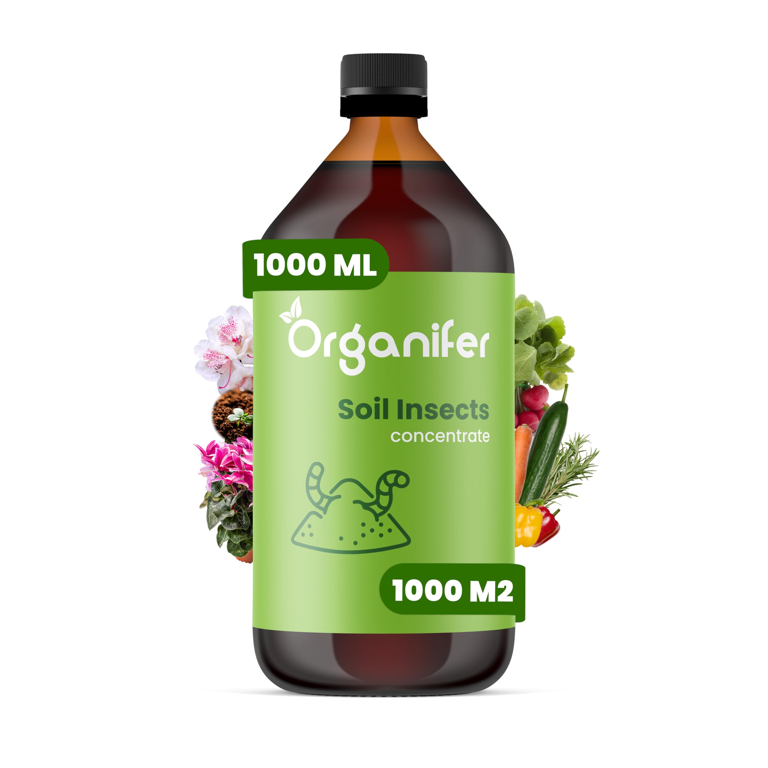 Concentré De Sol - 1000 Ml Pour 1000 M2 - Entretien Des Sols - Traitement Respectueux De L'Environnement - Solution Non Toxique - Organifer