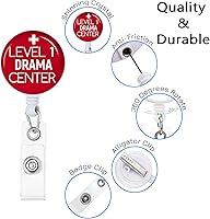 Vista 4 de Carrete retráctil para enfermera con clip de cocodrilo, divertidos carretes de insignias, soportes retráctiles para tarjetas de identificación