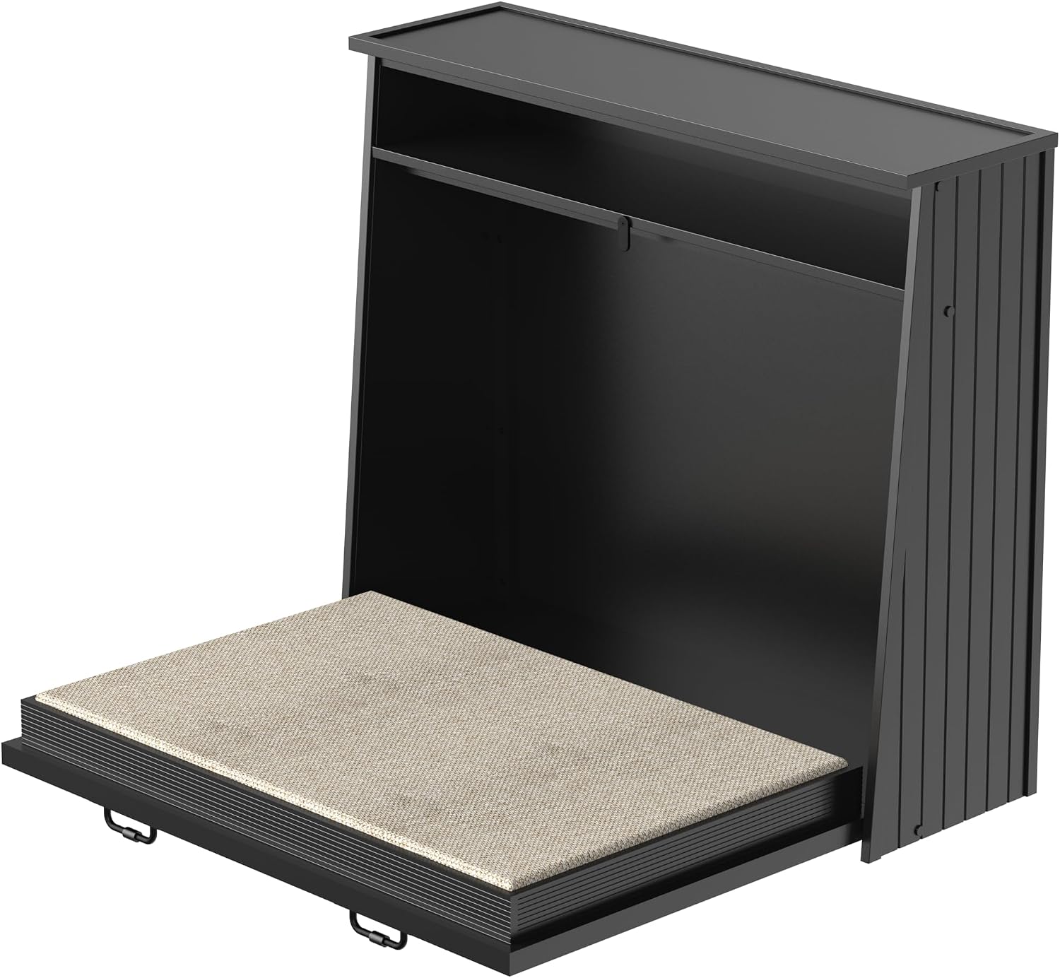 New Age Pet ECOFLEX X-Large Murphy Style Dog Bed, Memory Foam, Fold Away Design, Easy Clean Cover in Black