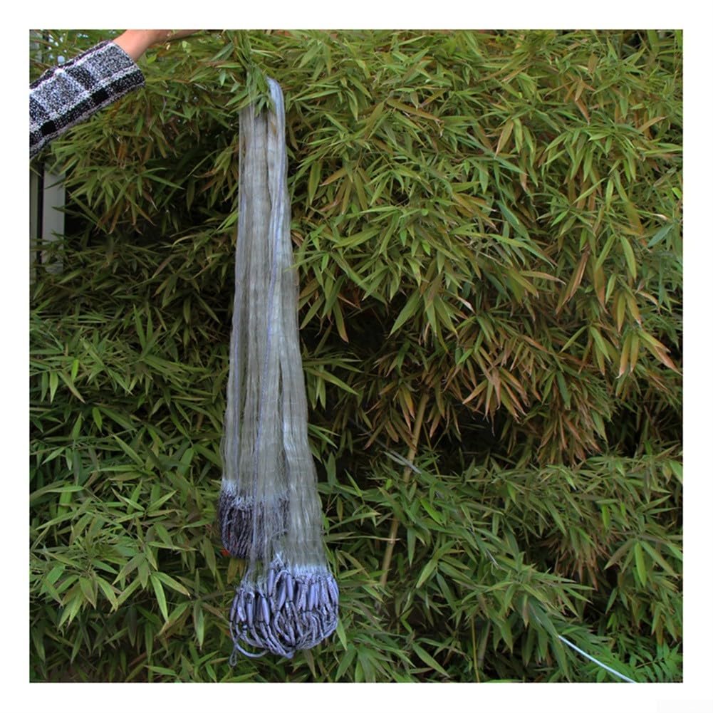 DAZZLEEX Rete da Pesca A Mano in Nylon Ad Alta Resistenza Monofilamento Con Forte Trazione - Rezzaglio da Mare 1,8 X 30 M