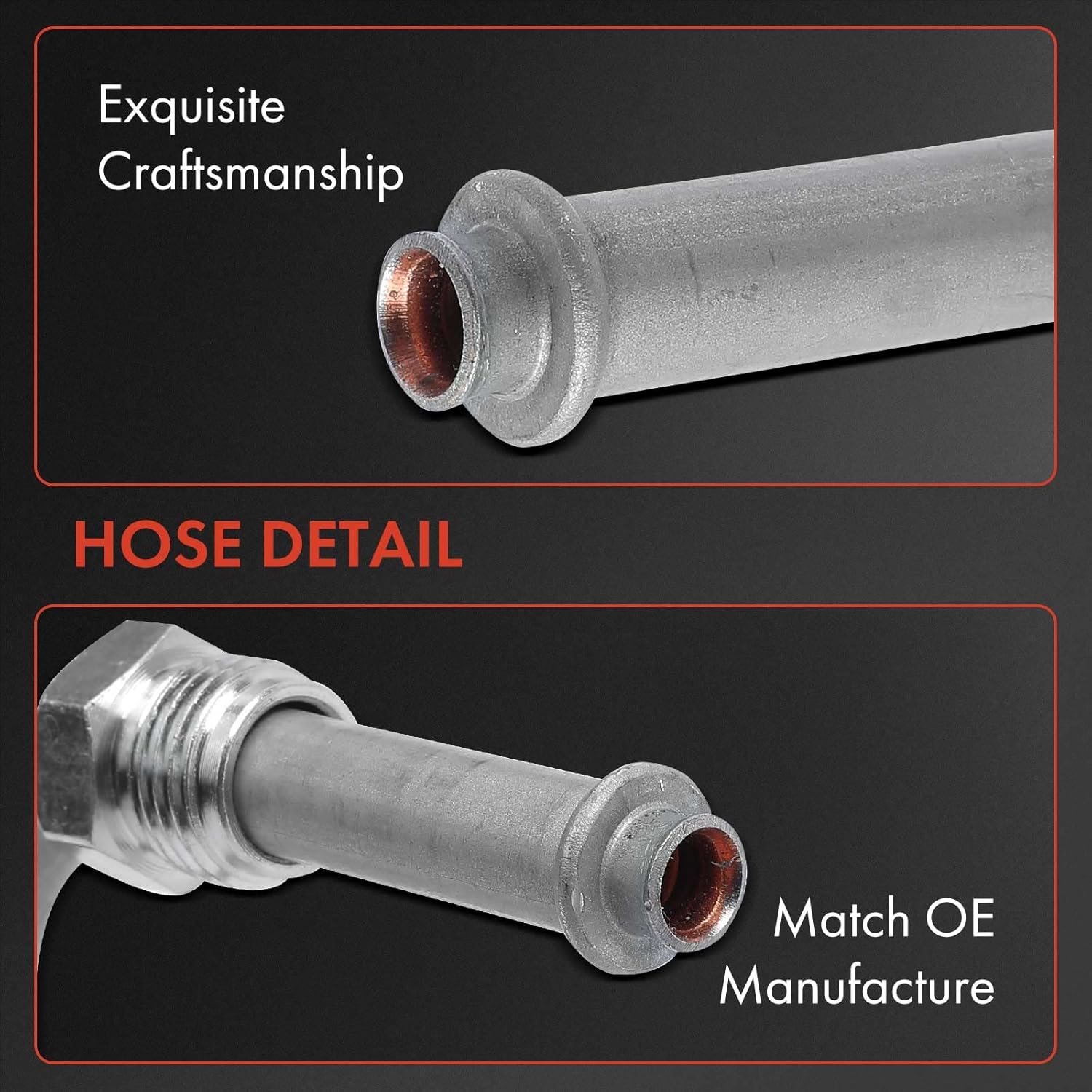 A-Premium Power Steering Pressure Hose Line Assembly Compatible with Chrysler 200 & Dodge Avenger 2011 2012 2013 2014, 2.4L, Pump To Gear/Rack Pinion