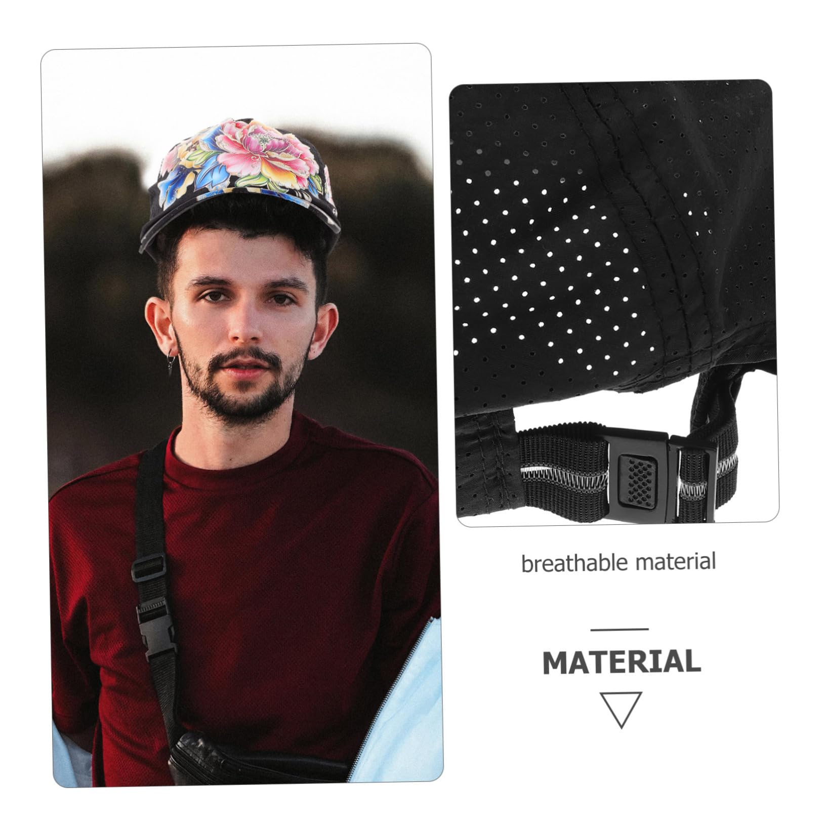 GALPADA schnell trocknende Baseballkappe Baseball Cap Baseballcap Baseball Kappe mützen Herren sporthaube laufende Baseballmütze Sonnenschutz-Baseballmütze gipfelte Kappen Polyester