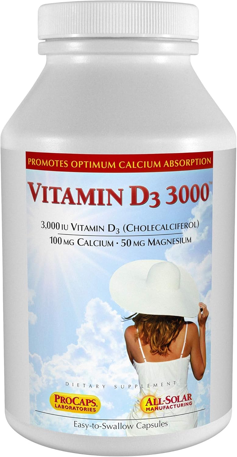 Andrew Lessman Vitamin D3 3000 IU 180 Capsules High