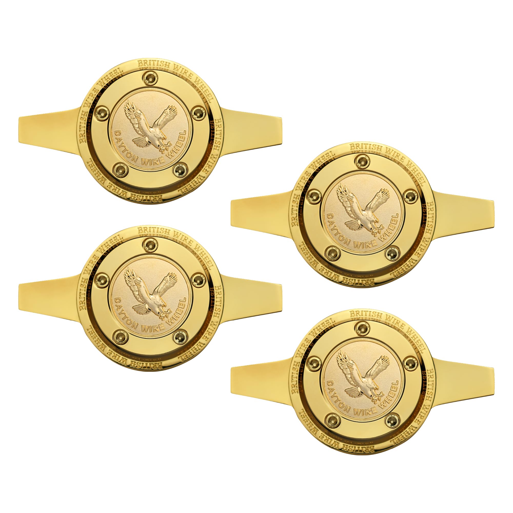 Amazon.com: British Wire Wheel 2 Bar Zenith 24K Gold Locking Knock