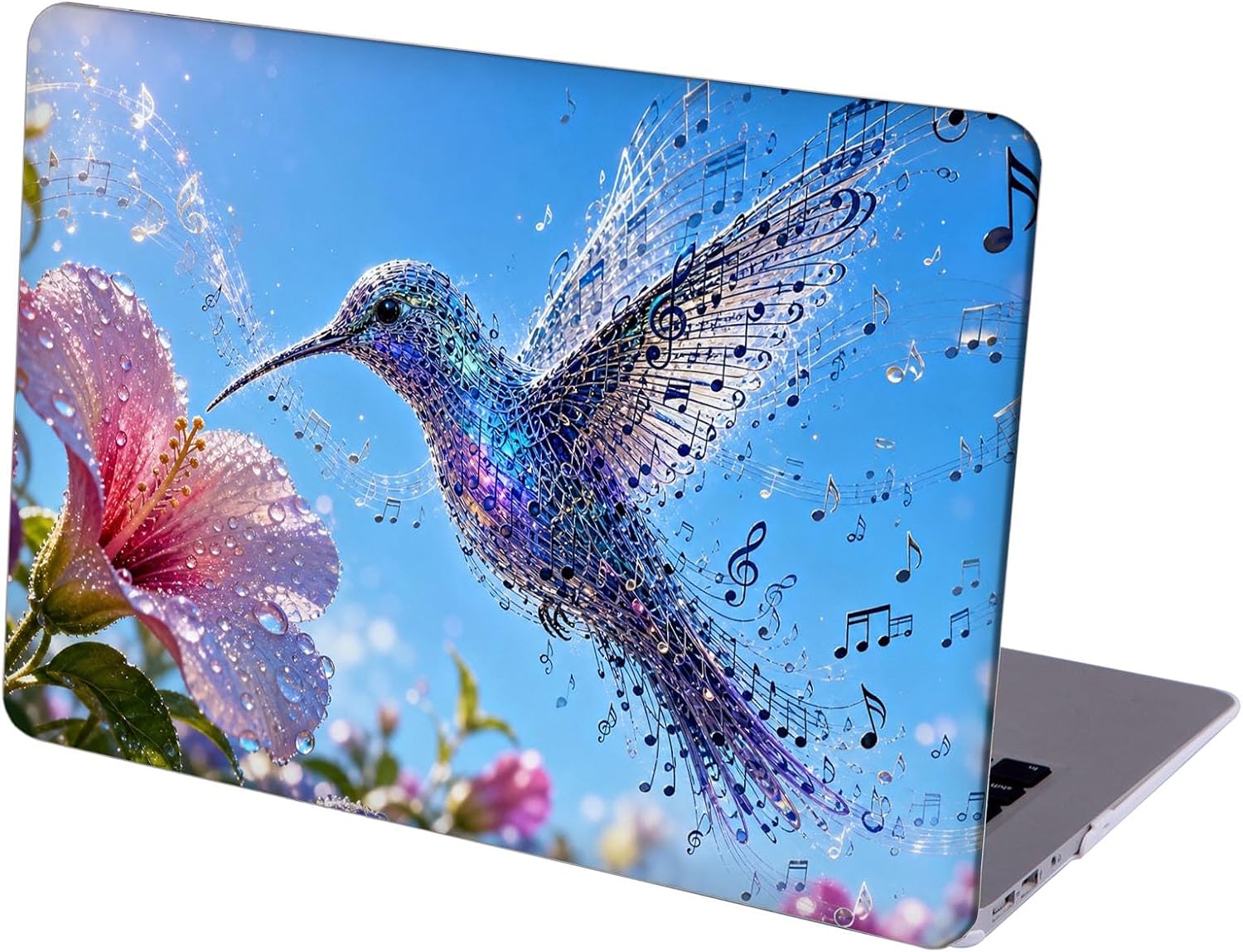 Compatible with MacBook Neo 13-inch, Hard Shell Case with Keyboard Cover and Screen Protector (A3404 A18 Pro chip, 2026 Release) - Hummingbirds MC28590