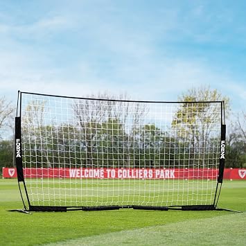 FORZA Proflex Flat Soccer Goal [4 Size Options] Portable Soccer Goal Net | Pop Up and Play in Minutes! Optional Base Weights Included