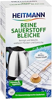 Heitmann Reine Sauerstoff Bleiche Für Hygienische Sauberkeit Hohe Waschkraft mit Soda und Sauerstoff, Vegane, 0.38 Kg