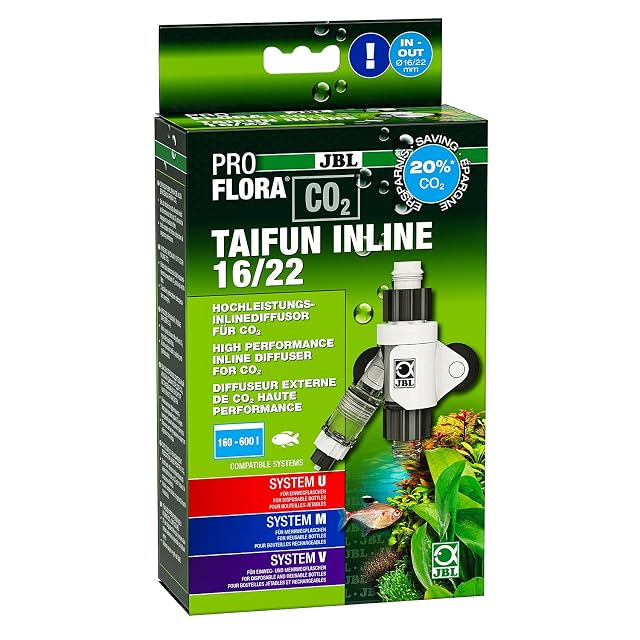 JBL PROFLORA CO2 Taifun Inline 16/22, difusor de CO2