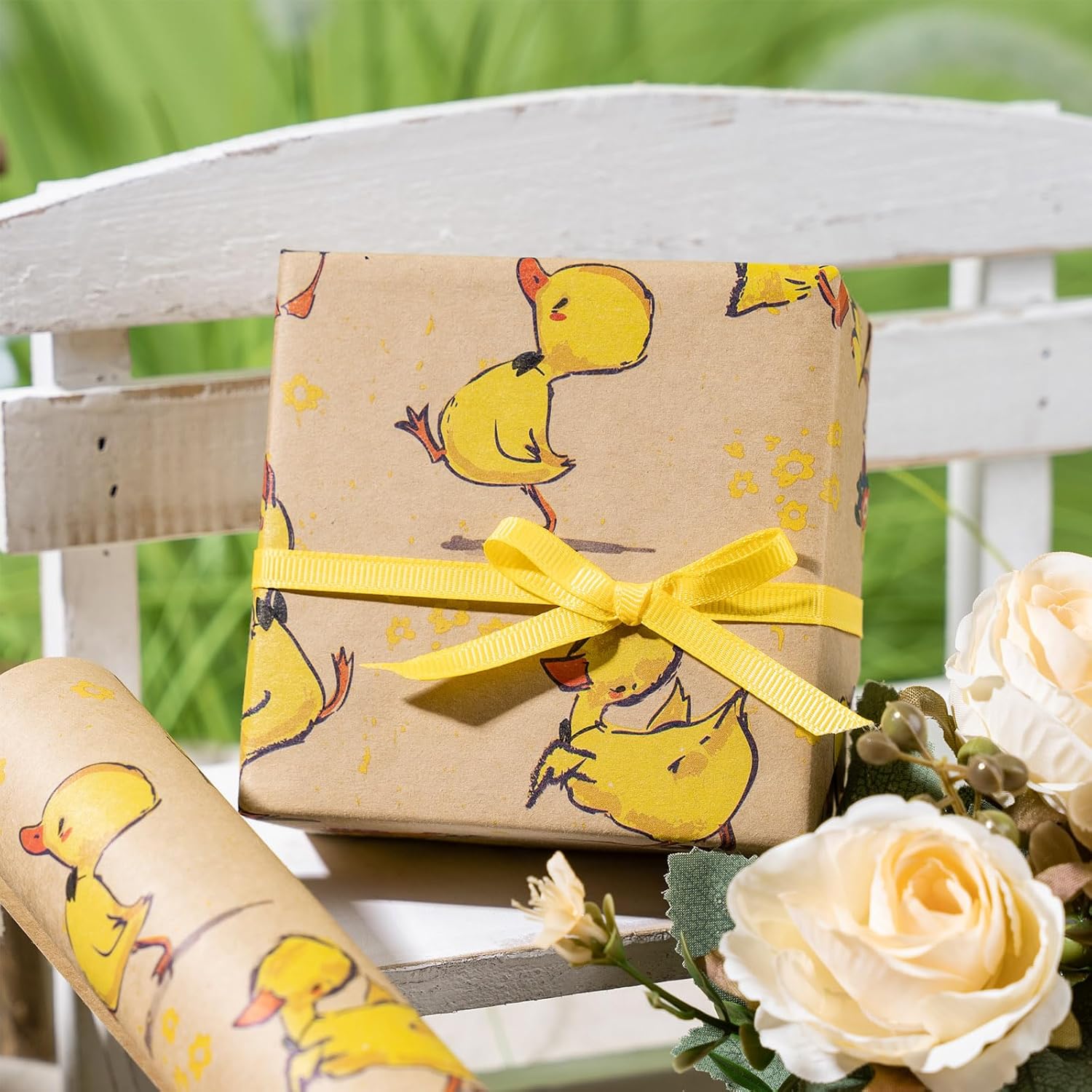 Kids Kraft Wrapping Paper Roll, Mini Roll, Adorable Little s