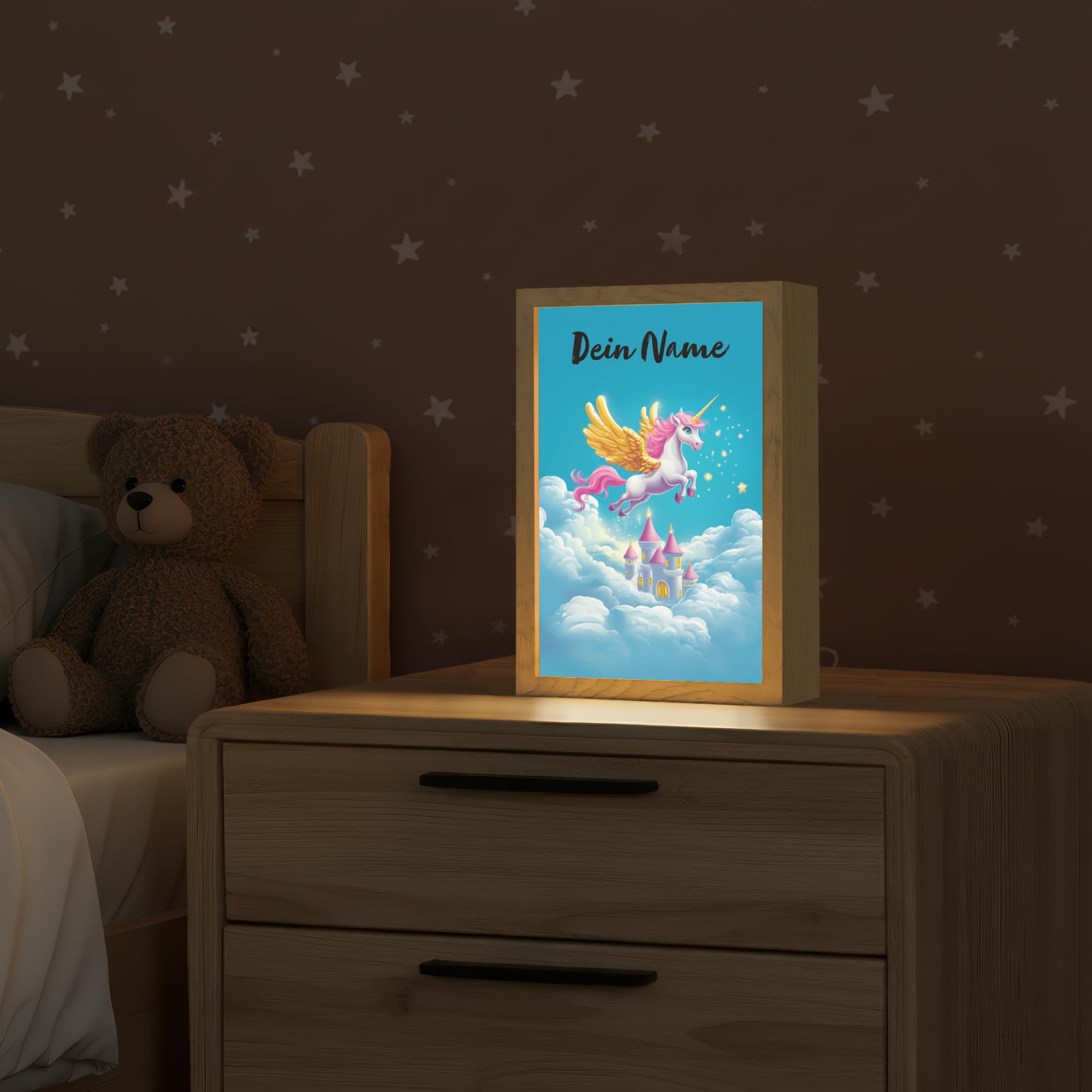 Kinder Nachtlicht Mit Name Tischlampe Kinderzimmer Kids Night