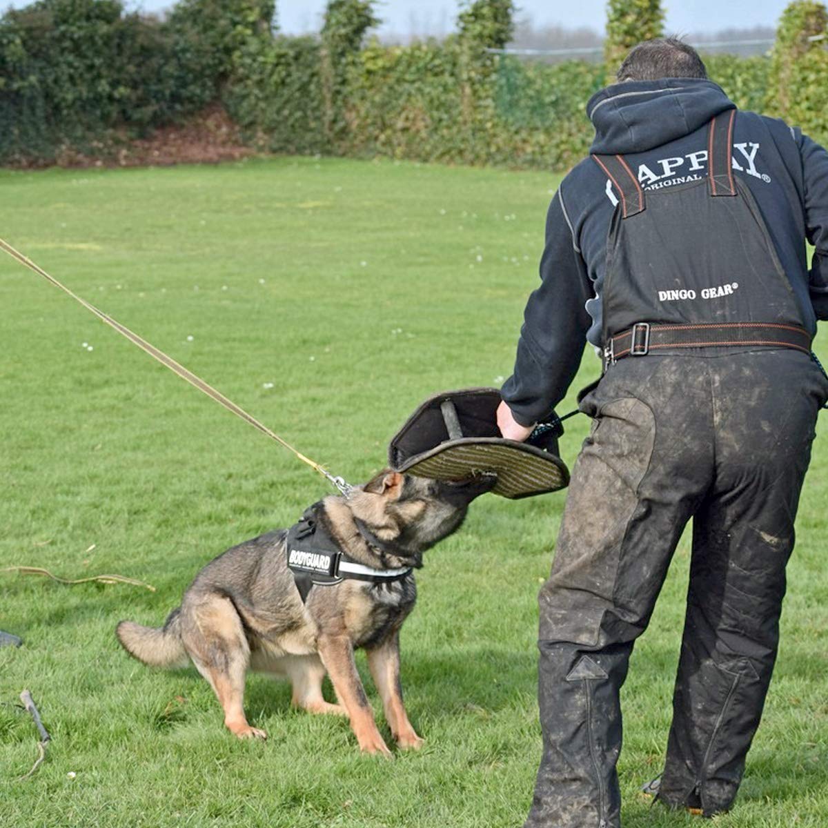 Dingo Gear Cojín Mordedor en Forma de Cuña Gizmo, de Yute, para Entrenamiento IGP IPO, Adiestramiento de Perros, Modelo S00516