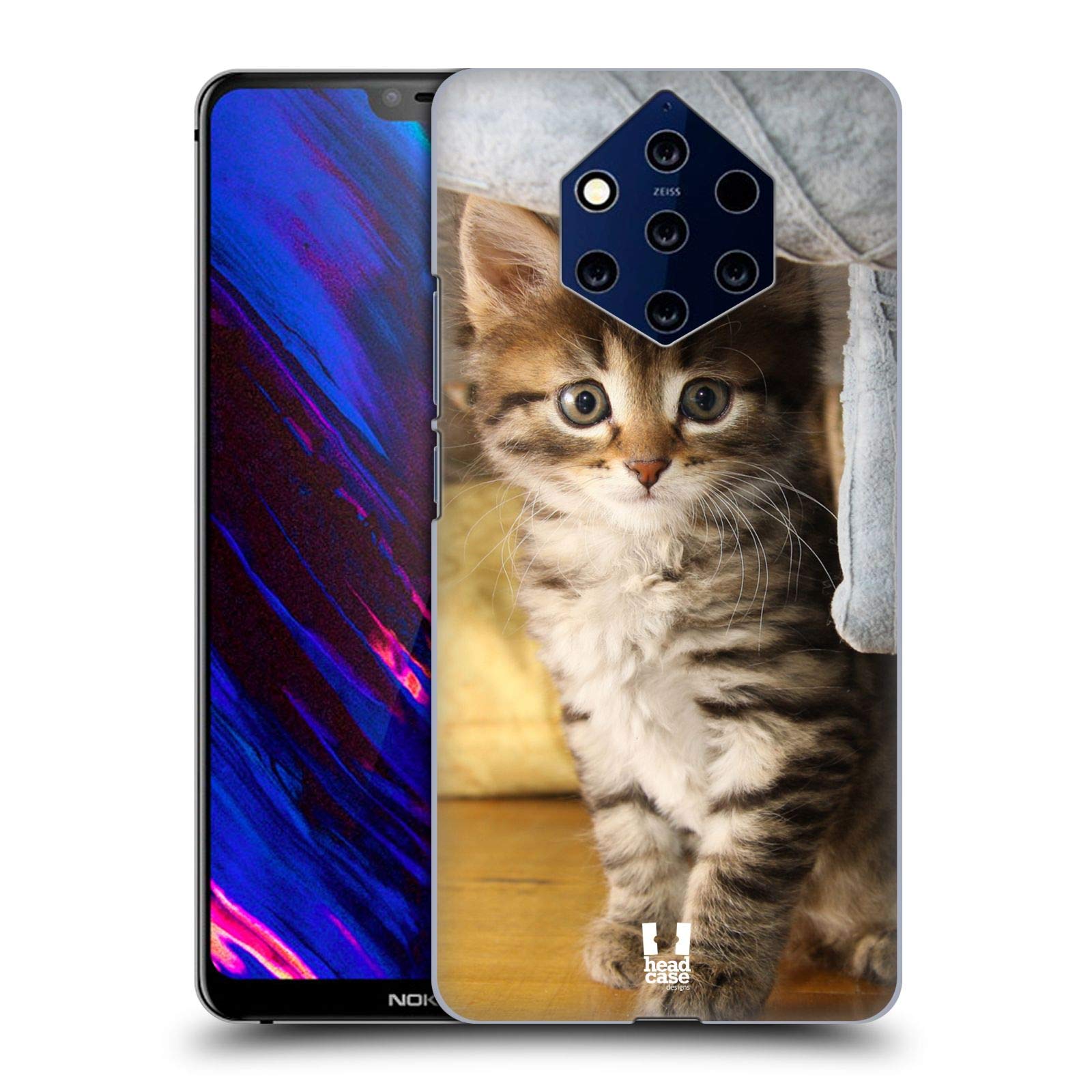 Head Case Designs Tabby Cats Hard Back Case Compatible for Nokia 9 PureView