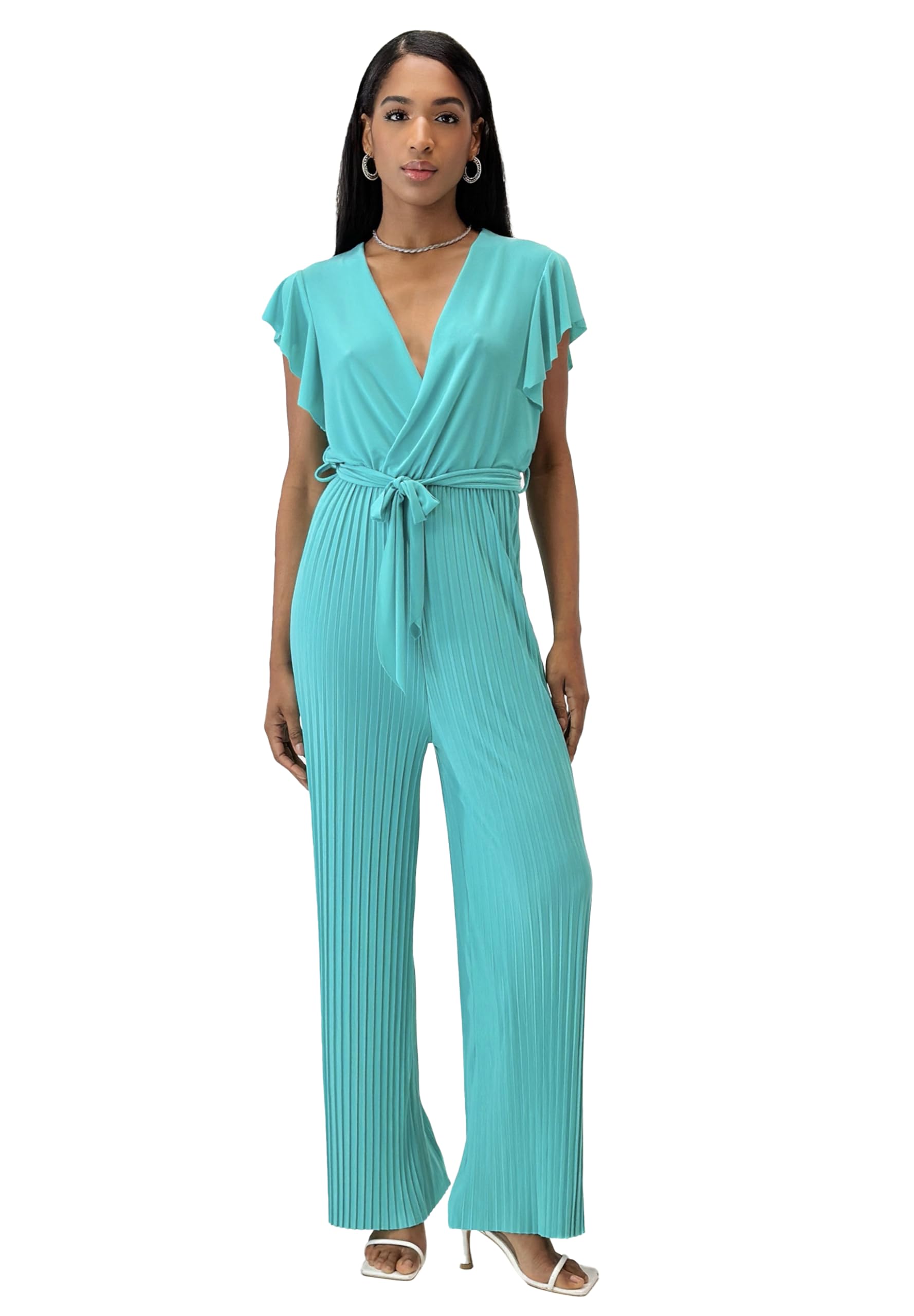 Elara Damen Jumpsuit V-Schnitt