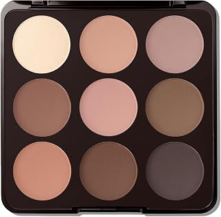 Erinde 9 Farben Nude Lidschatten Palette, Warme Braune Neutrale Lidschatten Make