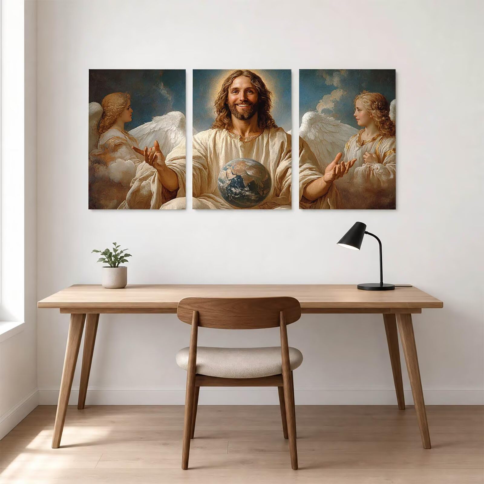 HXZH-6251 zestawy artystyczne dla dorosłych, anioł, diamentowy obraz, sztuka kryształowa, zestaw do haftu krzyżykowego, 40 x 61 cm x 3, do malowania po numerach, dla dorosłych z kryształkami strasu