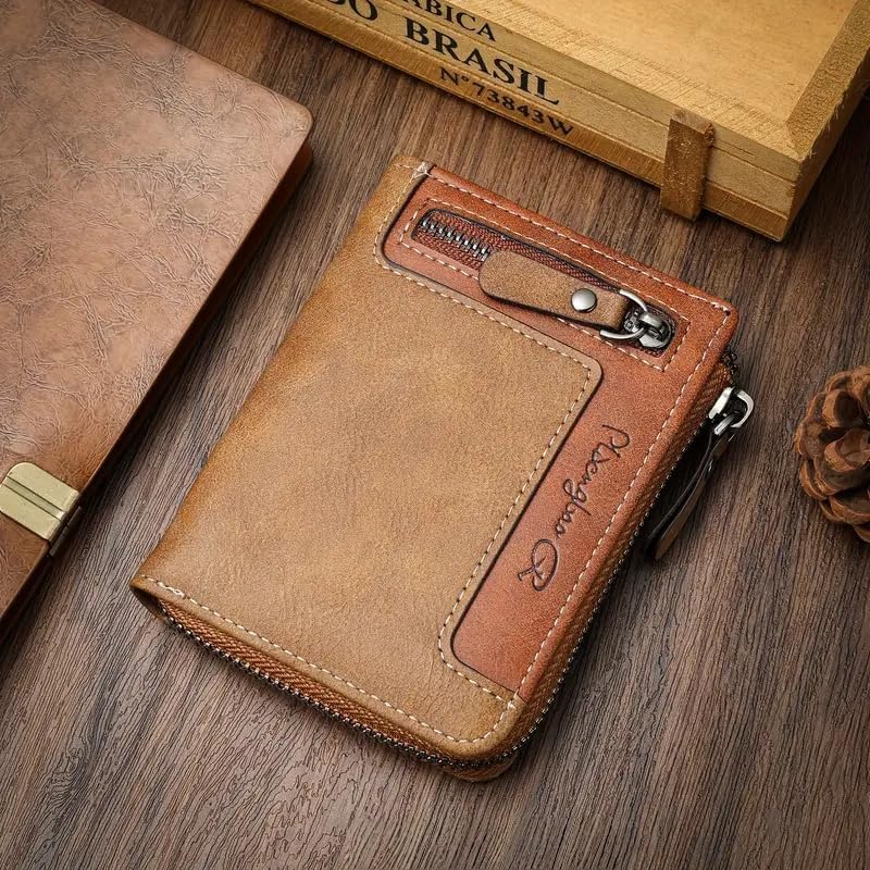 Cartera con cremallera y bloqueo RFID por 1,88€