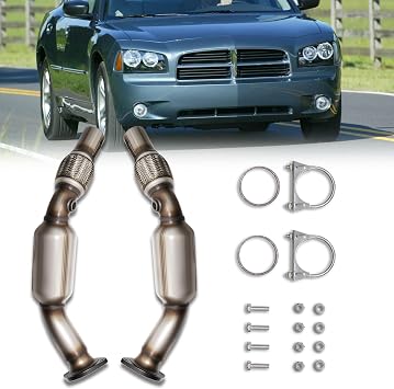 Left & Right Catalytic Converter for Challenger 5.7L 2009-2021, Dodge Charger 5.7L 2006-2022, 300 5.7L 2005-2022, Magnum 5.7L 2005-2007 EPA Compliant