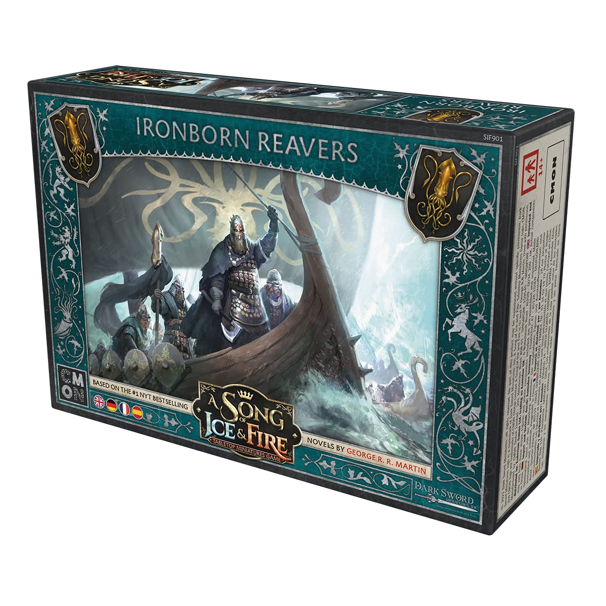 CMON EECMSI120 Canción de Hielo y Fuego - Hijos del Hierro Saqueadores - Juego de Miniaturas en Español - 5