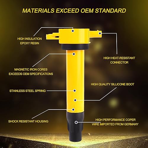 Miniatura 9 de Paquete de bobinas de encendido UF-495 90919A2001 9091902248 Reemplazo para Toyota Camry 4Runner Tacoma Tundra Matrix Scion xB Lexus IS GS RC F
