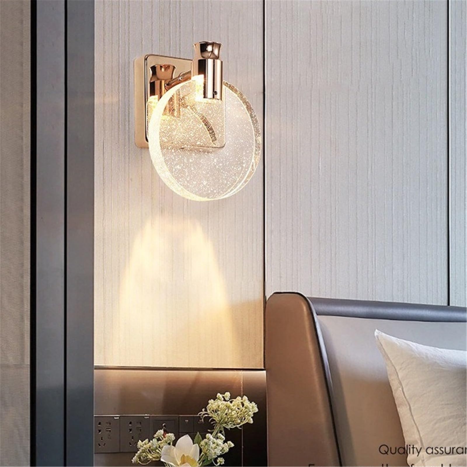 Kinkiety Lampa ścienna LED Bubble Crystal Wewnętrzna dekoracyjna oprawa oświetleniowa Oświetlenie wewnętrzne