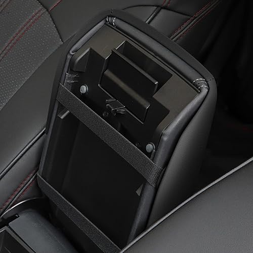 Miniatura 5 de AOMSAZTO Fundas de consola para Subaru Forester 2019, 2020, 2021, 2022, 2023, 2024, 2025, fundas para reposabrazos Subaru Forester, color negro con