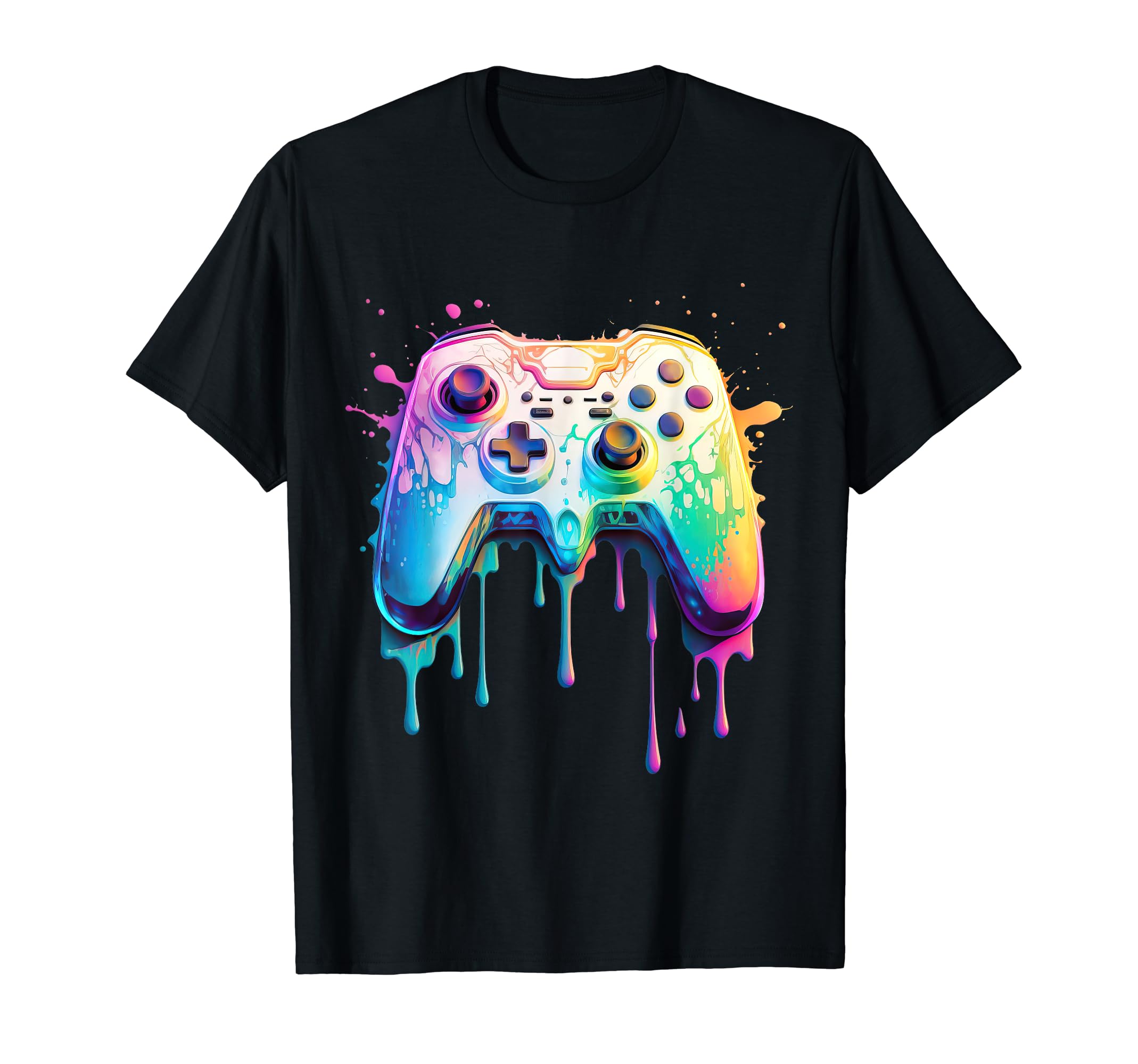 Gamer Graphic Video Game - Colorful Video Game Lover T-ShirtOEKO-TEX STANDARD 100