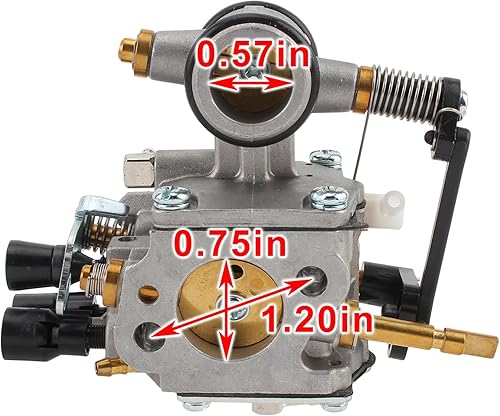 Miniatura 5 de AUTOKAY Kit de filtro de combustible de carburador TS700 para sierra de corte Stihl TS700 TS800 para Walbro WJ114 para Tillotson HS314A HS-314A