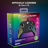 Vista 9 de Turtle Beach Afterglow Wave Wired RGB Gaming Controller - Licensed for Xbox Series X S, Xbox One & Windows PCs - Mappable Buttons, Hall-Effect Hair