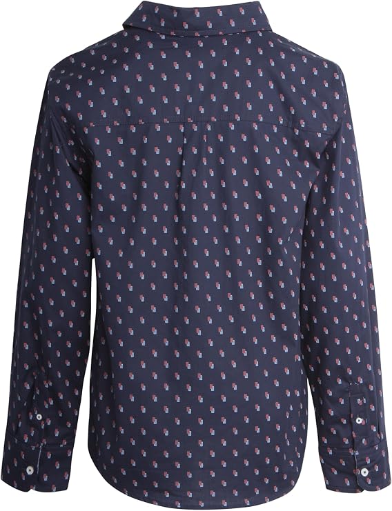 Ben Sherman Boys' Dress Shirts - 2 Pack Long Sleeve Button Down Shirts with Chest Pocket - Collared Shirts for Boys (8-18)