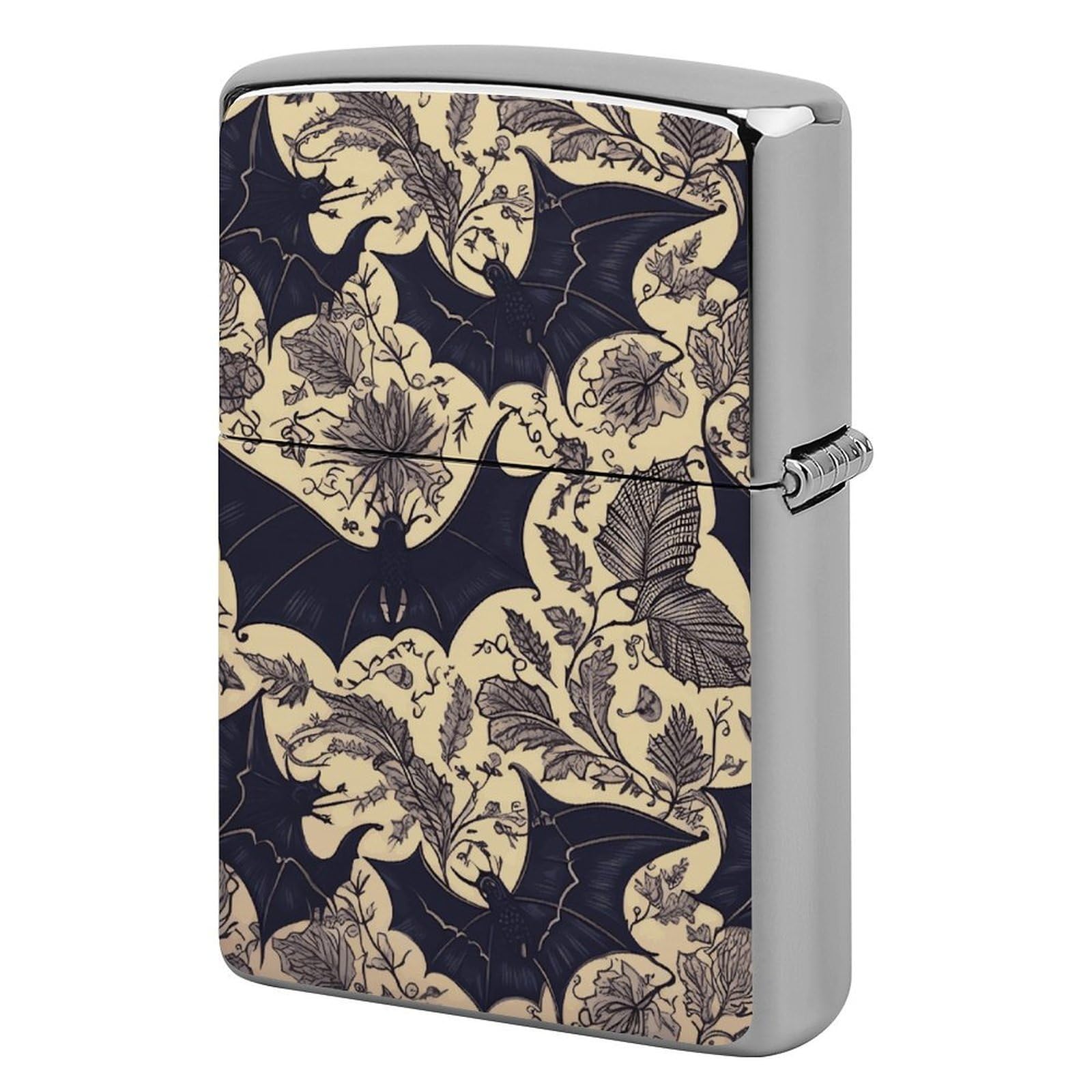 Bat Print Lighter Case for Men, Personalized Lighter Cover for Valentine's Day Gifts, Flip-Top Lighters Shell for Outdoor, Portable Lighters Protective Sleeve