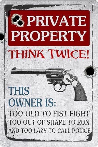 Miniatura 11 de Letrero de metal retro divertido con texto en inglés «If Assholes Could Fly This Place Would Be An Airport 8x12» en sarcástica decoración de pared