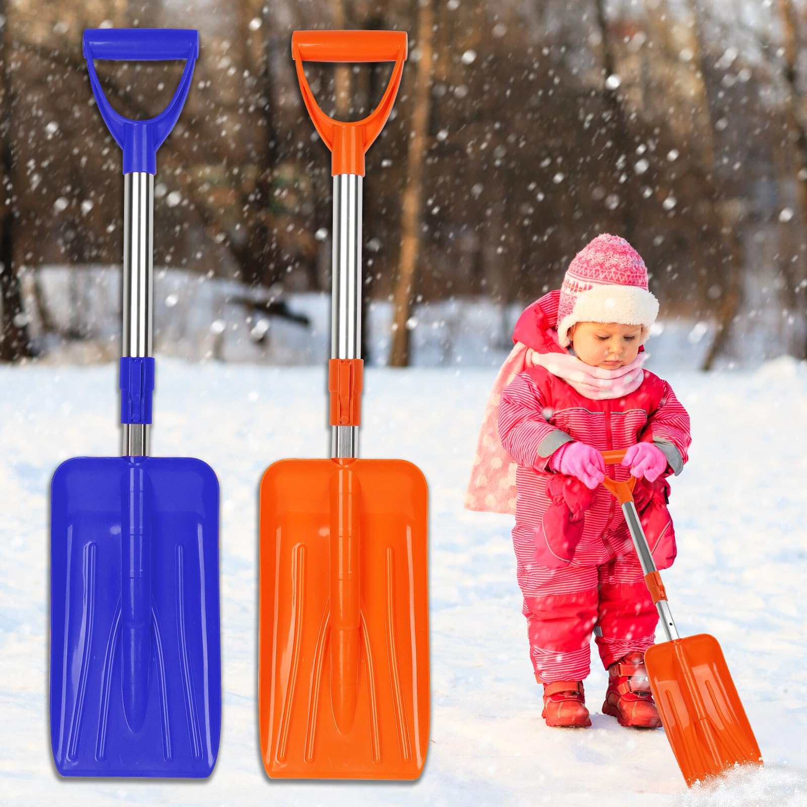 Kid's Snow Shovel Measures 25.75" x 8.66" Great for