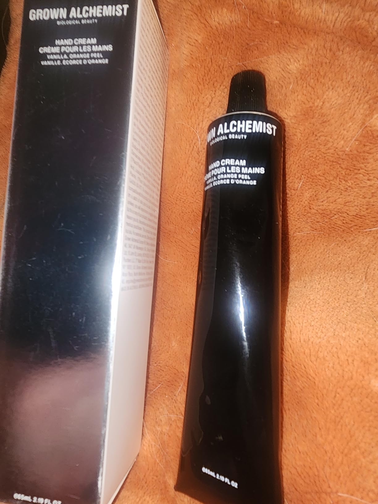 Grown Alchemist Restorative Hand Cream. Vanilla and Orange Peel. Non-Greasy Moisturizer to Nourish and Soften Hands (65ml)