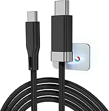 Magtame Cavo USB C a USB C da 5FT/1,5 m, con supporto per cavo magnetico, Staykable 60 W, ricarica rapida e dati Sync tipo C, Braid e Easy Snap on per i-Phone 16 Pro Max 15 Plus S24/23