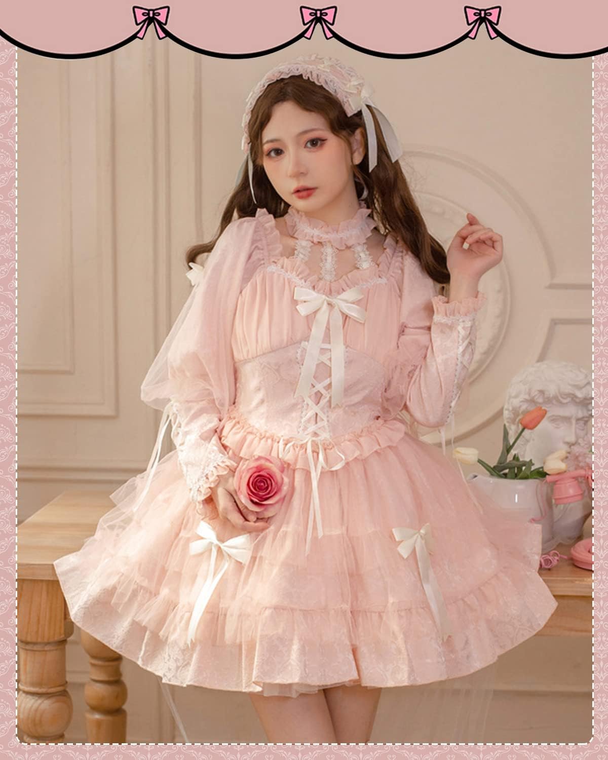 Amazon.co.jp: ロリータ ゴスロリ ワンピース 衣装 ロリータ コスプレ