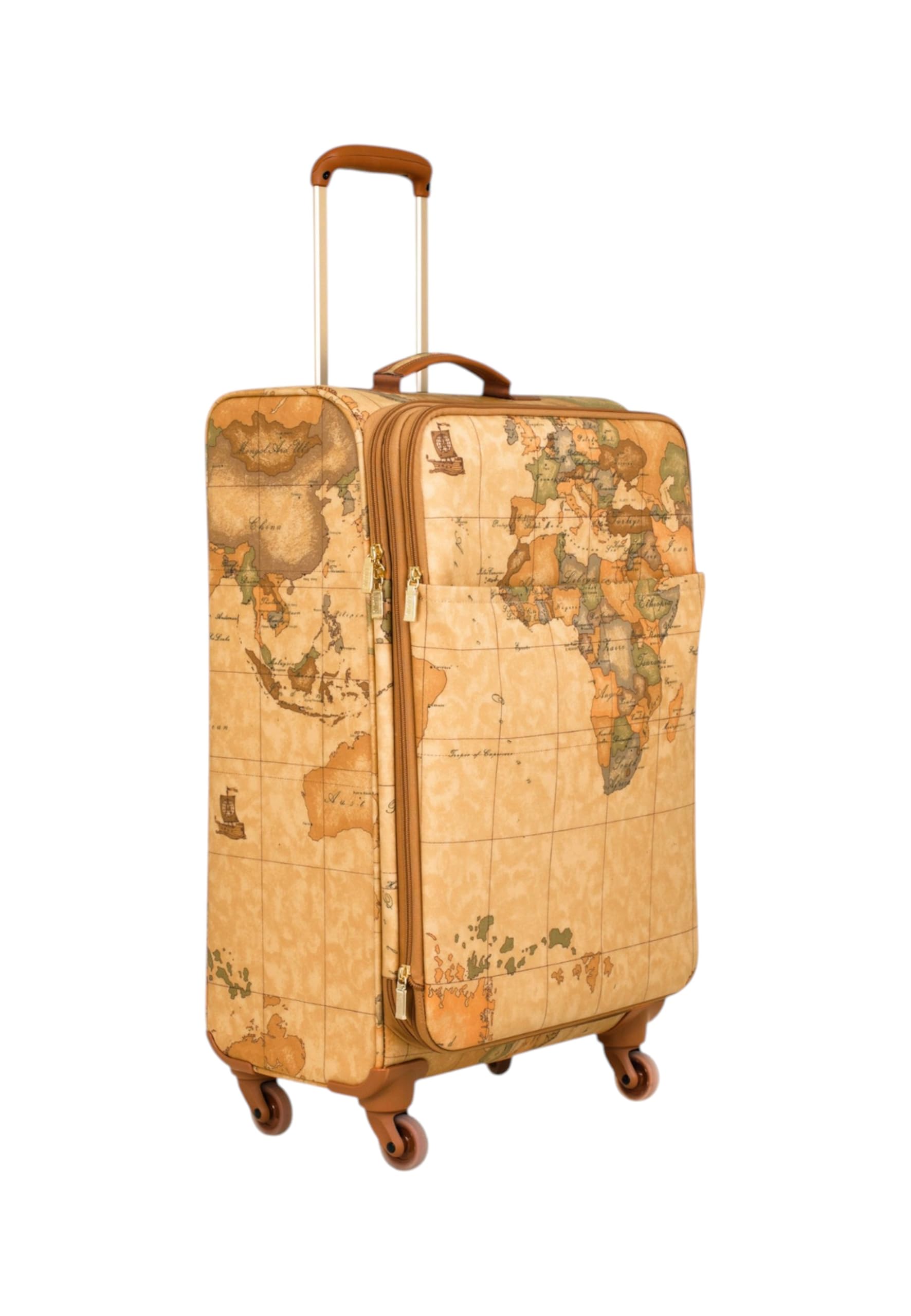 Alviero Martini Unisex Trolley Medio BVG5116000 Cotone Beige Taglia Unica