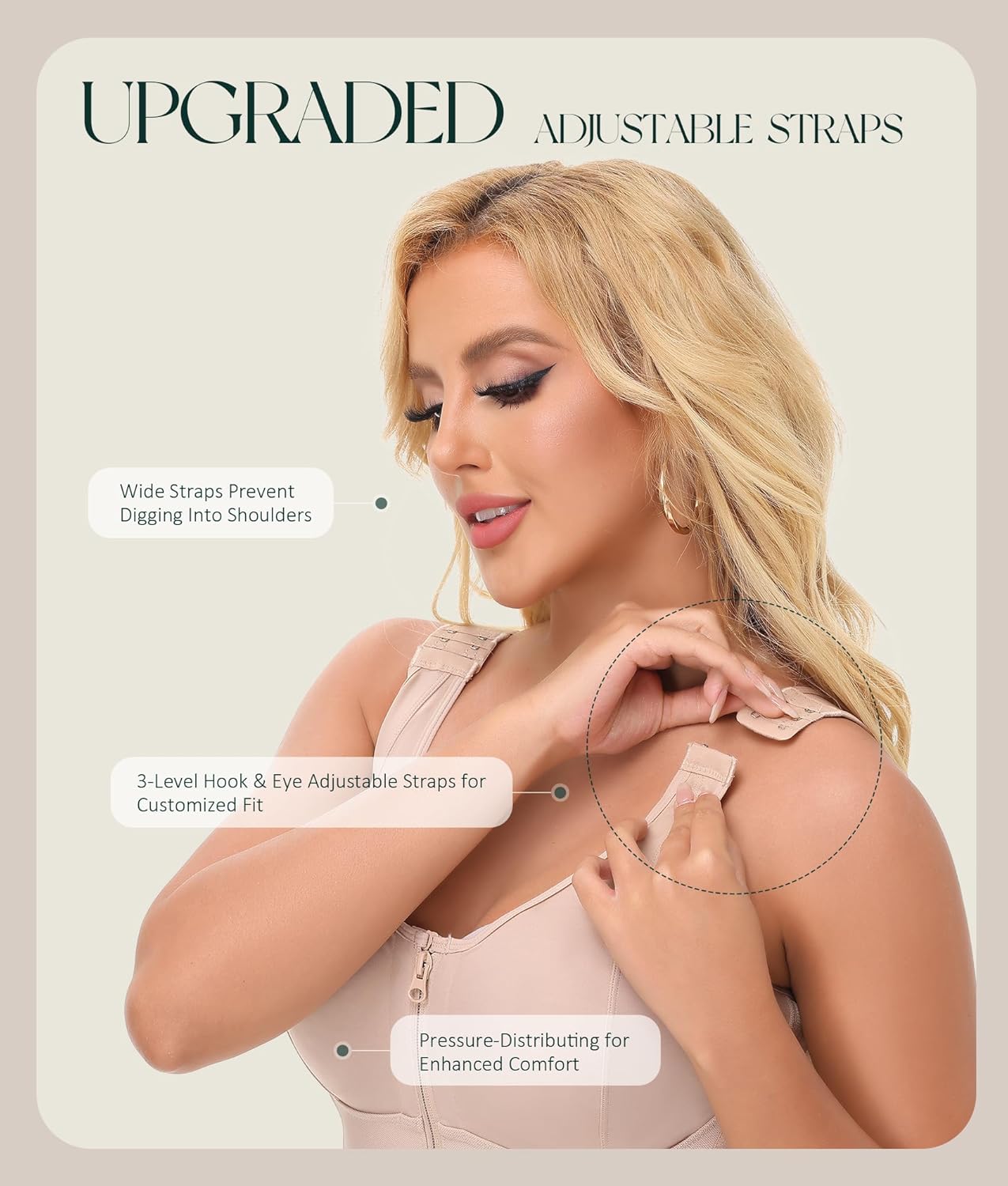 M MYODRESS Fajas Colombianas Shapewear for Women Stage 2 Faja Body Shaper Tummy Control Post Surgery Compression Garment - Image 5