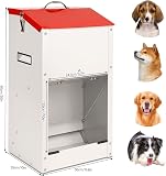 Svauoumu Automatic Dog Feeder, 25lb Capacity, Outdoor & Indoor Use, Large Dog Travel Refill Feeder - 2