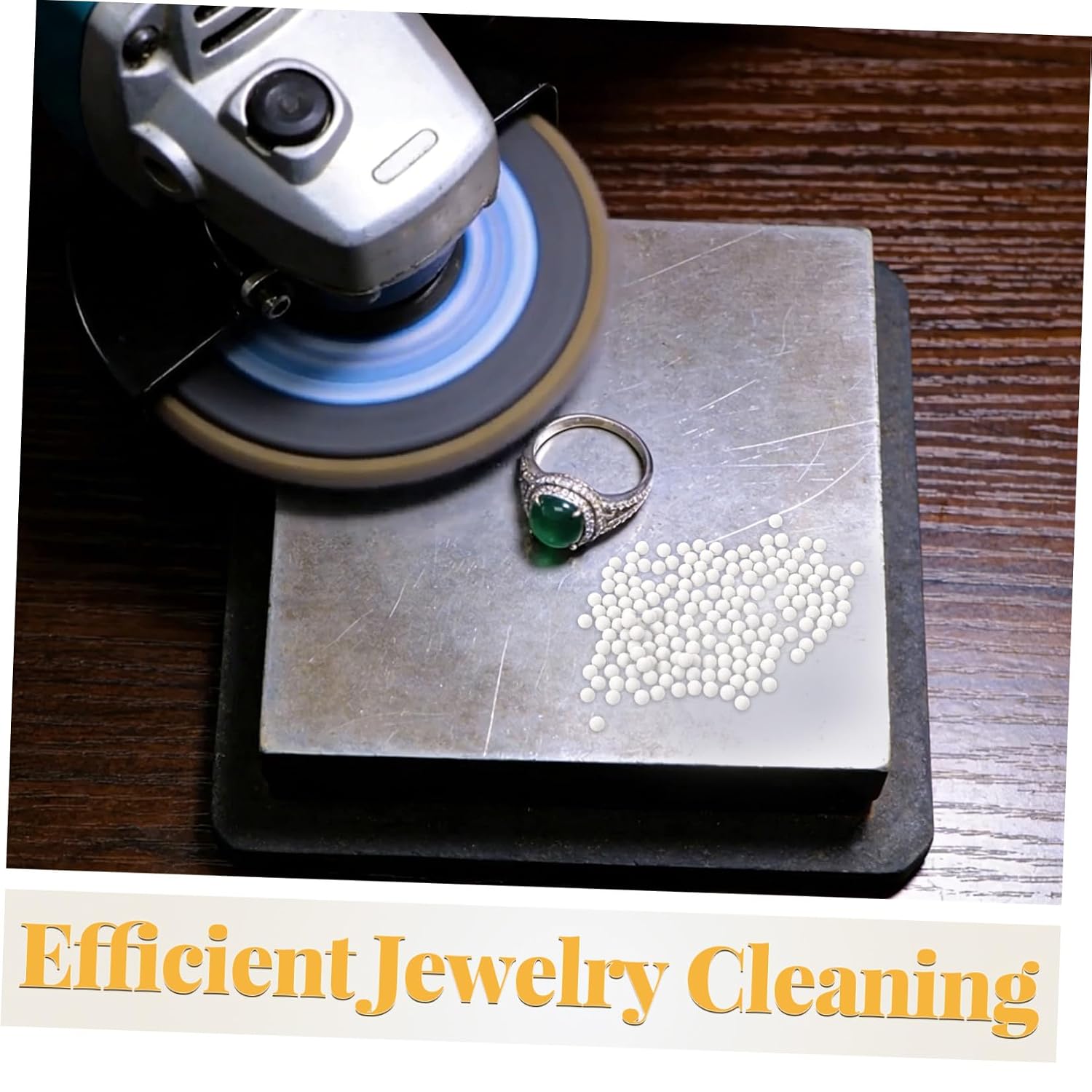 1000g Ceramic Round Tumbling Media Filler for Jewelry Polishing