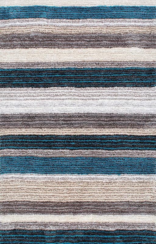 Image of zia carpets Cozy Soft Shaggy Non Slip Carpet for Home Decor Aesthetic Rugs with 2.5 inch Thikness Size 6x8 feet
