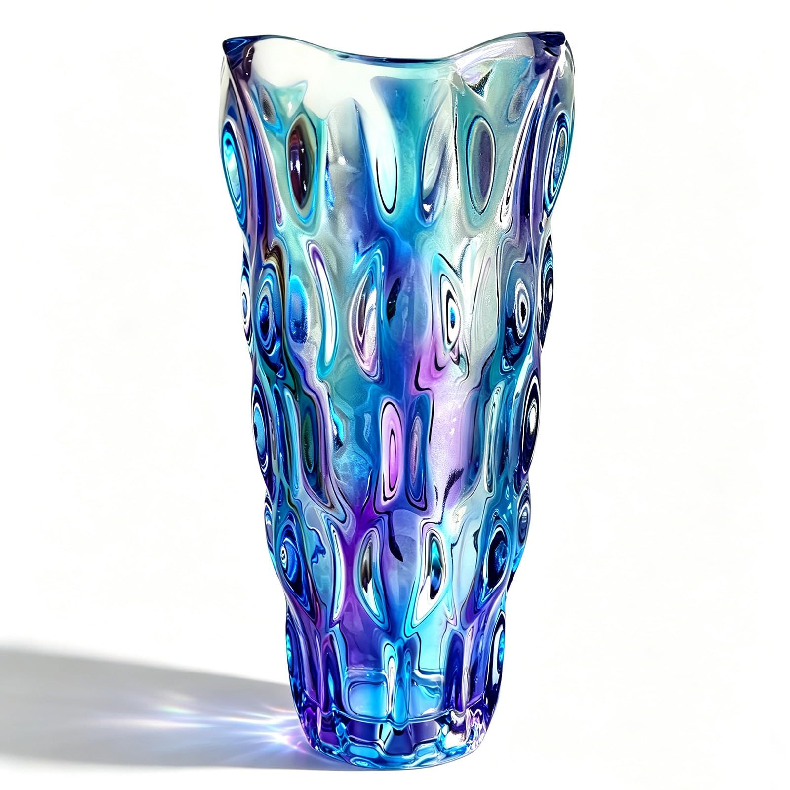 Vase décoratif en verre épais pour maintenir vos grands bouquets