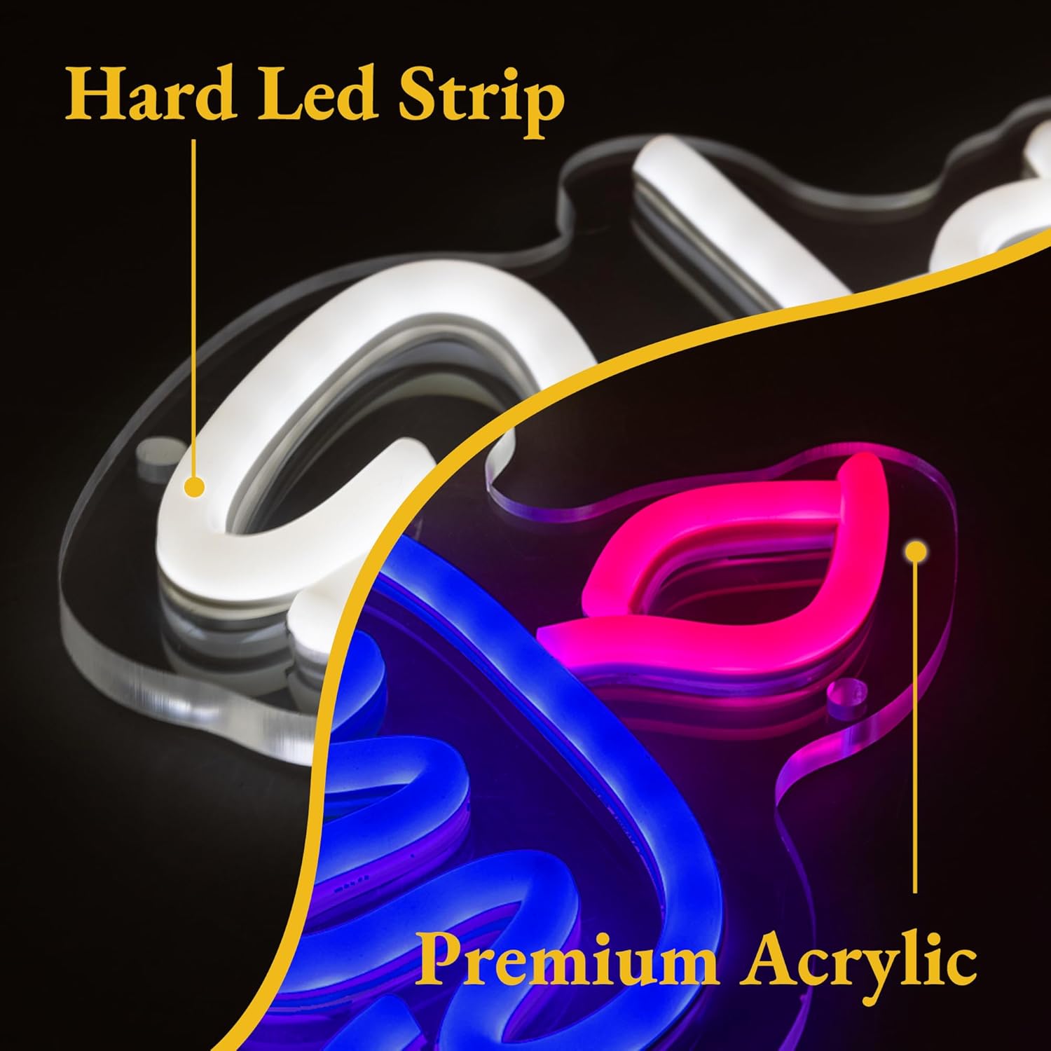 Happy Birthday Neon Sign with Dimmer Brightness LED Happy Birthday Light Up Sign for Backdrop, Large Neon Happy Birthday Sign for Wall Decor, Birthday Decorations for Kids/Adults White (16.5×9.6 Inches) - Image 5